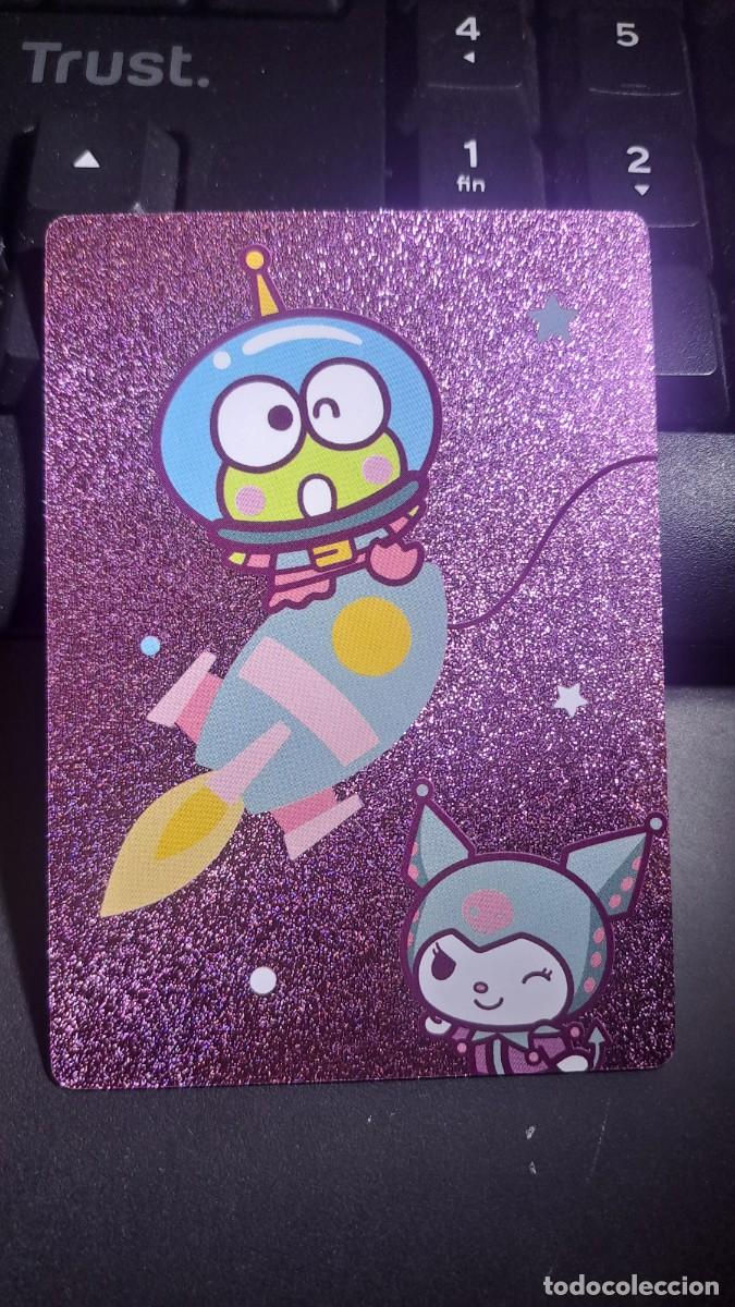 Coleccionismo cromos antiguos: CROMO HELLO KITTY AND FRIENDS FUN TOGETHER! 91 SPACE FRIENDS BRILLANTINA TRADING CARDS PANINI 2025