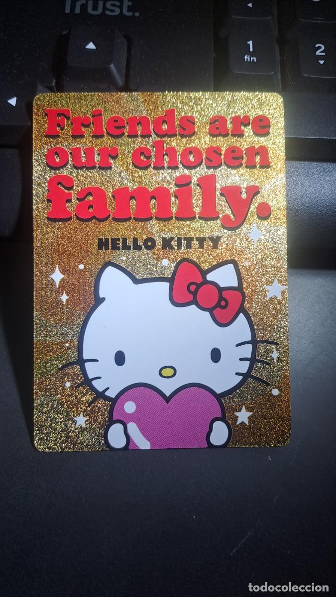 Coleccionismo cromos antiguos: CROMO HELLO KITTY AND FRIENDS FUN TOGETHER! 100 GOLDEN GLITTER FRIENDS BRILLANTINA CARDS PANINI 2025