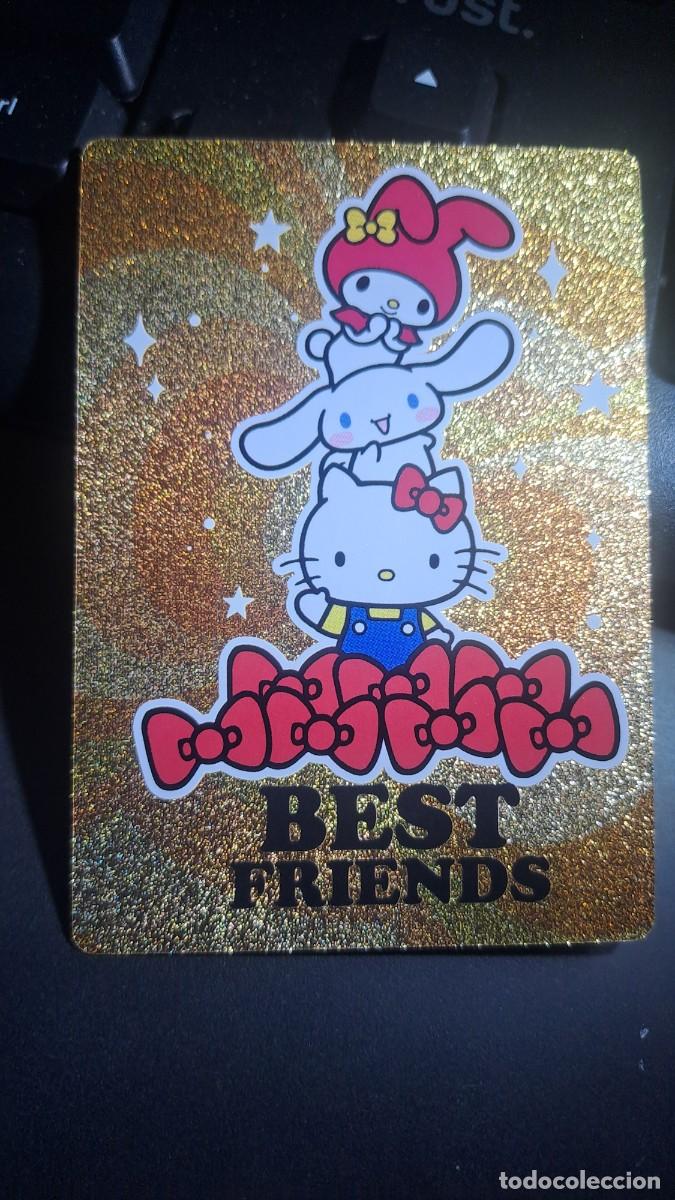 Coleccionismo cromos antiguos: CROMO HELLO KITTY AND FRIENDS FUN TOGETHER! 108 GOLDEN GLITTER FRIENDS BRILLANTINA CARDS PANINI 2025