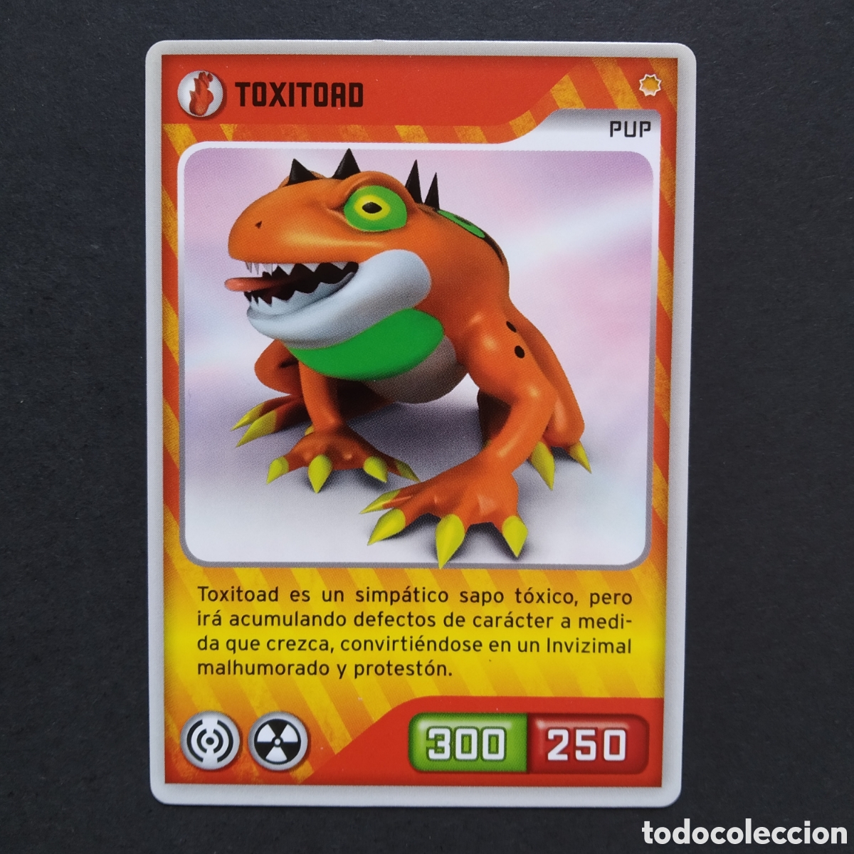 Coleccionismo cromos antiguos: CROMO - N&ordm; 028 - TOXITOAD - INVIZIMALS, DESAFIOS OCULTOS - PANINI - A&Ntilde;O 2013