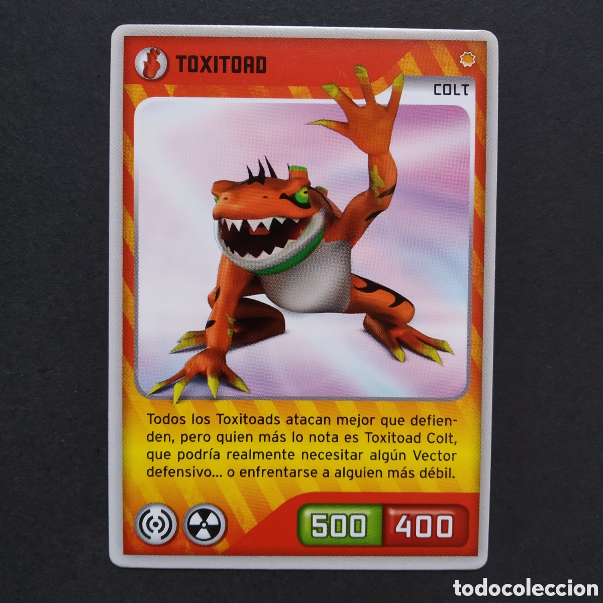 Coleccionismo cromos antiguos: CROMO - N&ordm; 029 - TOXITOAD - INVIZIMALS, DESAFIOS OCULTOS - PANINI - A&Ntilde;O 2013