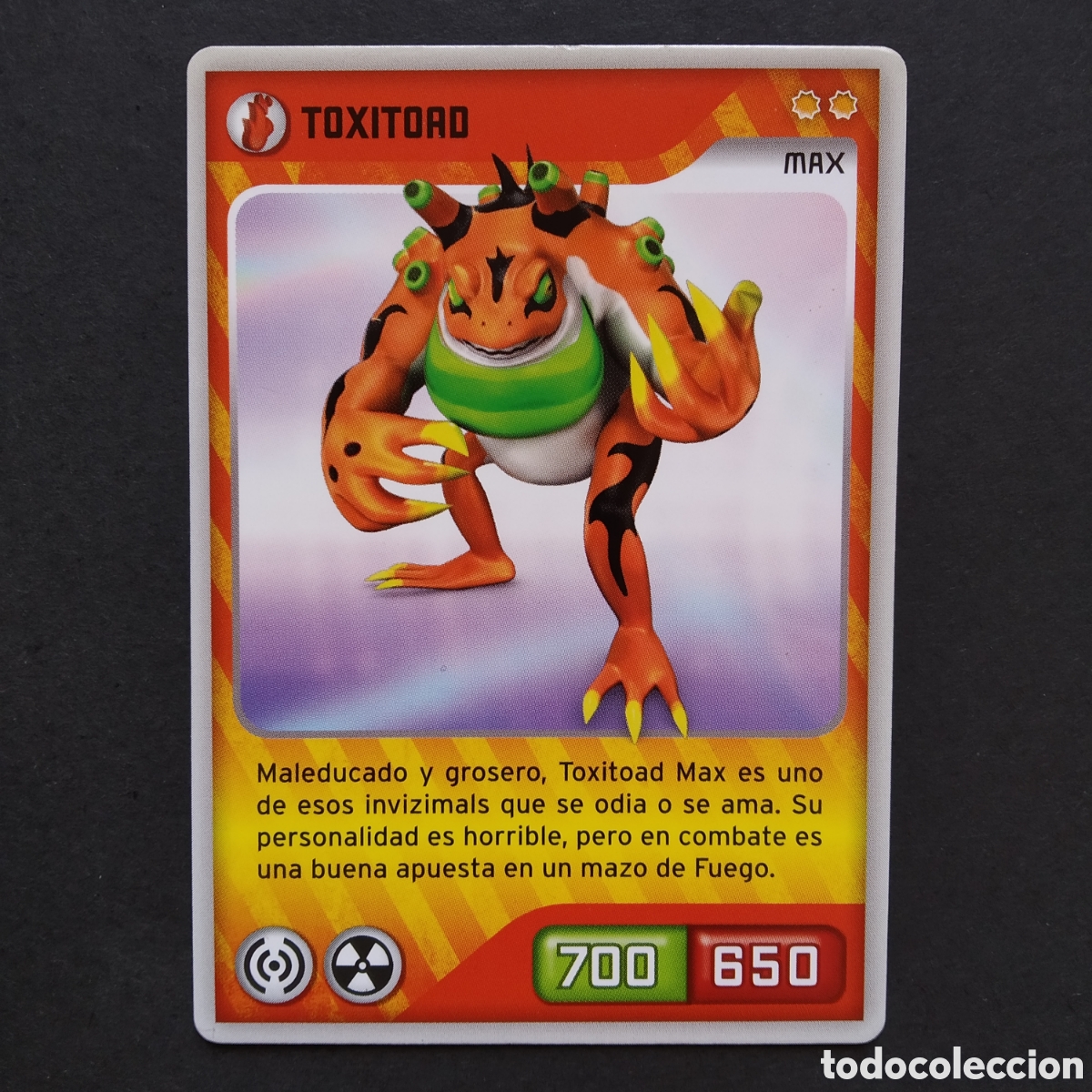 Coleccionismo cromos antiguos: CROMO - N&ordm; 030 - TOXITOAD - INVIZIMALS, DESAFIOS OCULTOS - PANINI - A&Ntilde;O 2013
