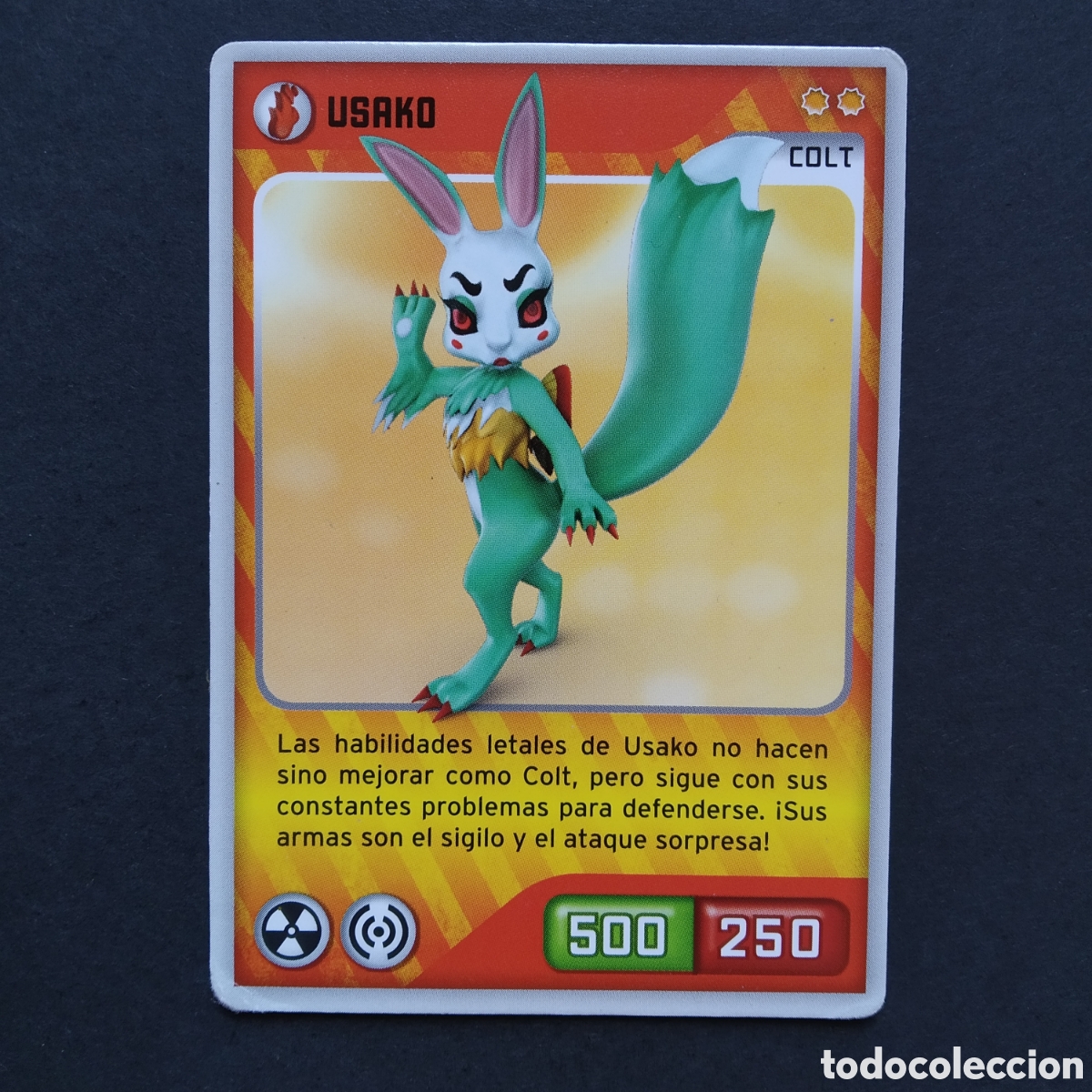 Coleccionismo cromos antiguos: CROMO - N&ordm; 032 - USAKO - INVIZIMALS, DESAFIOS OCULTOS - PANINI - A&Ntilde;O 2013