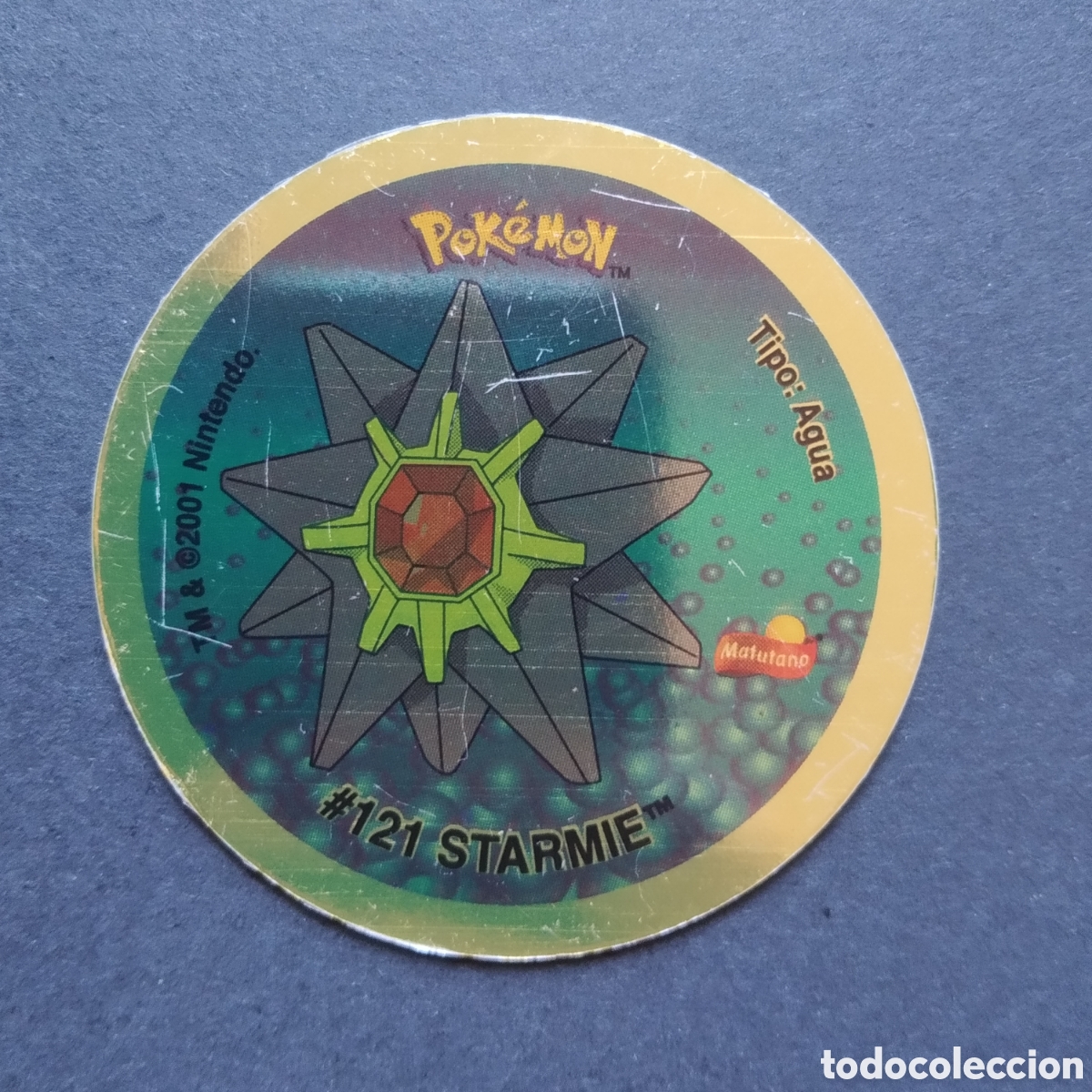 Collezionismo Figurine antiche: TAZO - N&ordm; #121 STARMIE / #226 MANTINE - GIGANTAZO 4 POKEMON - MATUTANO - A&Ntilde;O 2001
