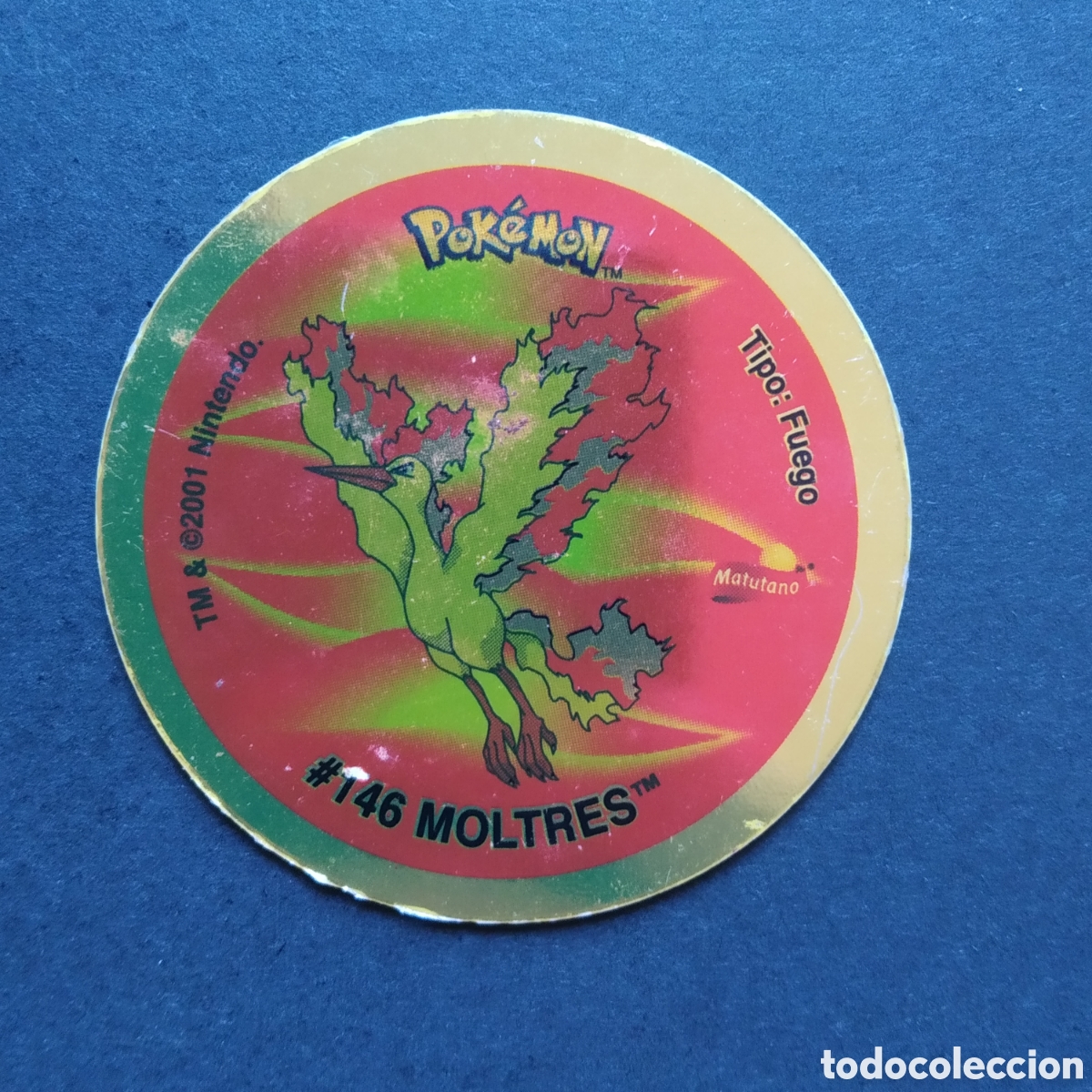 Colecionismo Cromos antigos: TAZO - N&ordm; #146 MOLTRES / #250 HO-OH - GIGANTAZO 4 POKEMON - MATUTANO - A&Ntilde;O 2001