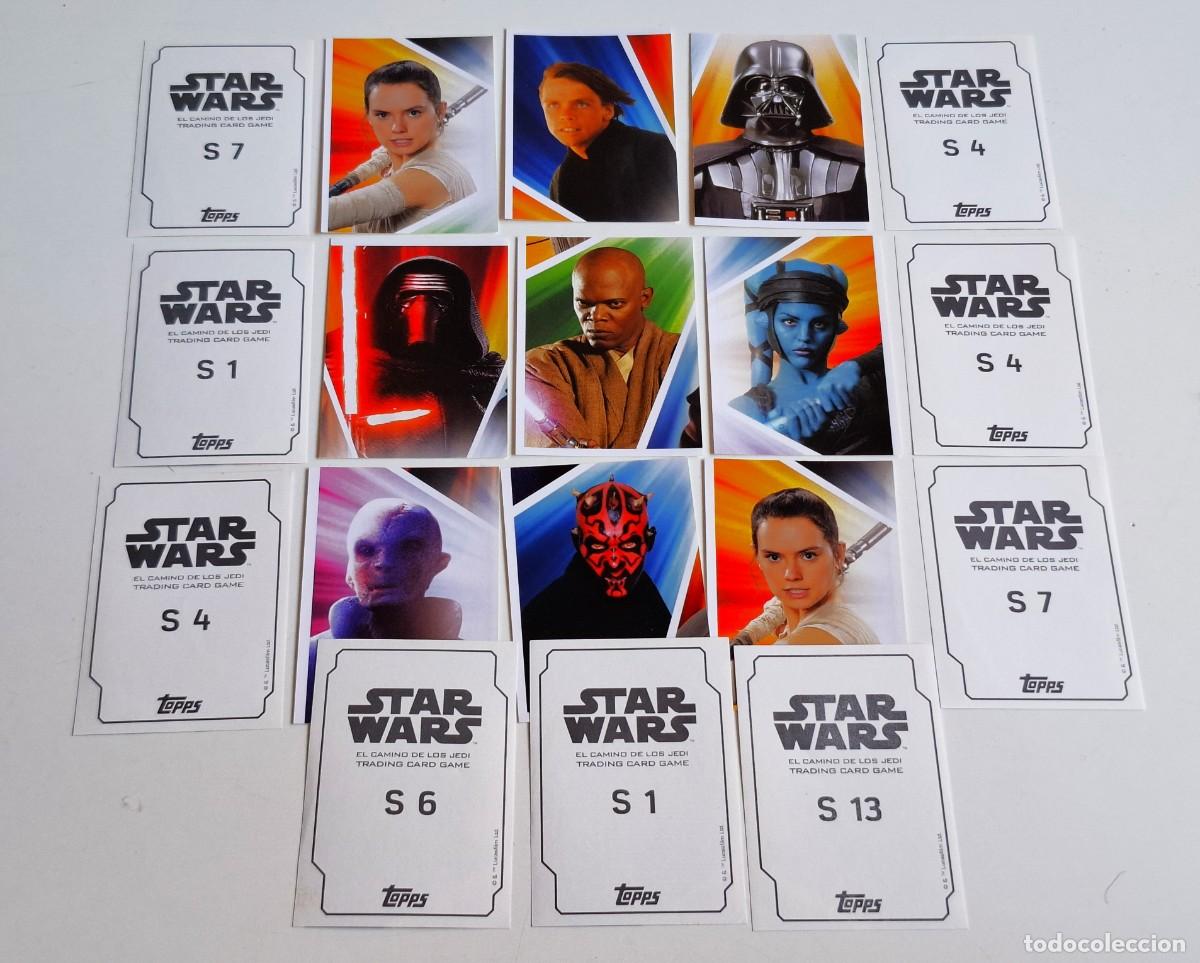 Collectionnisme Cartes &agrave; collectionner anciennes: STAR WARS - LOTE DE CROMOS STICKERS