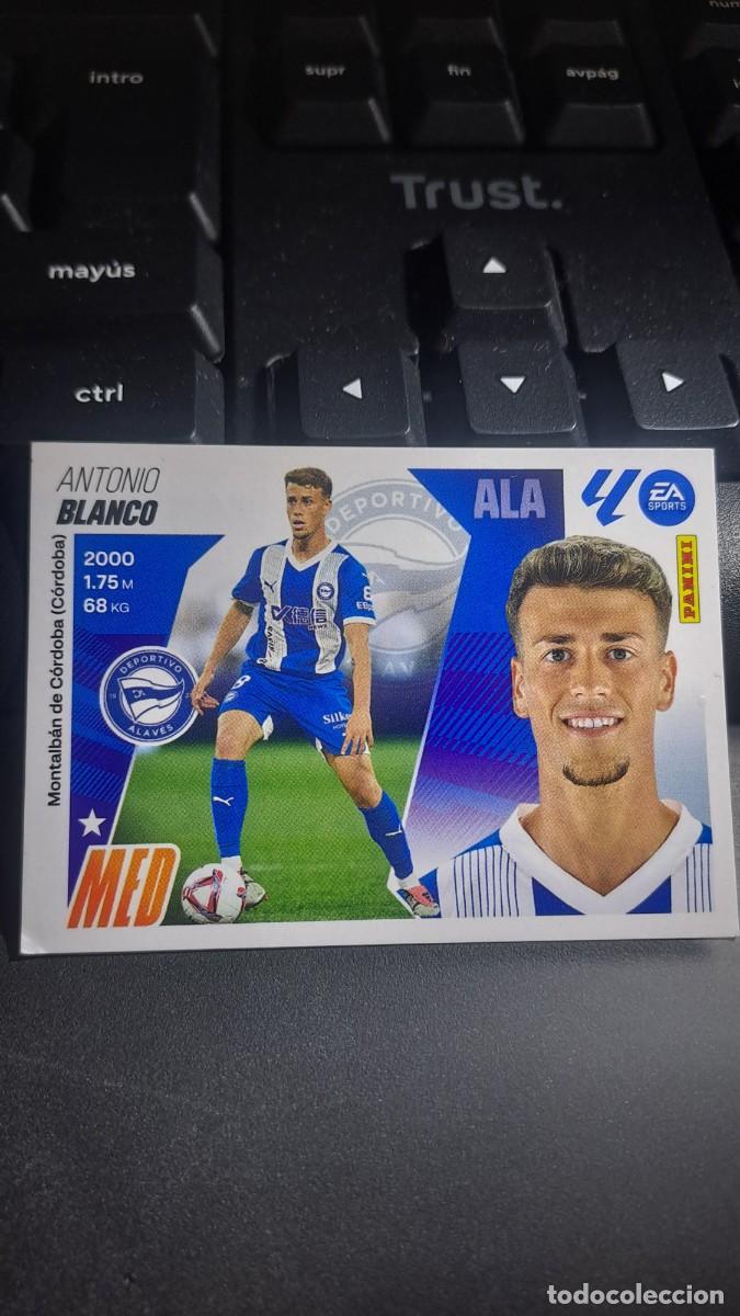 Coleccionismo cromos antiguos: CROMO BLANCO 14 ALAVES LIGA 2025 2026 25 26 ESTE PANINI NUNCA PEGADO