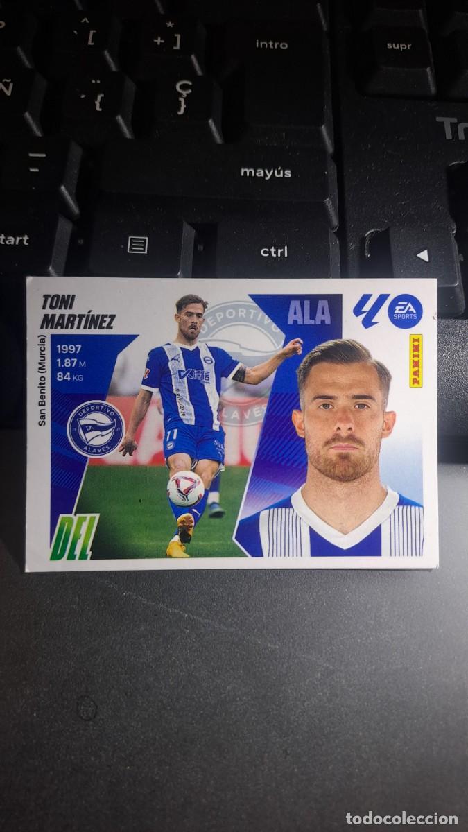 Coleccionismo cromos antiguos: CROMO TONI MARTINEZ 18 ALAVES LIGA 2025 2026 25 26 ESTE PANINI NUNCA PEGADO