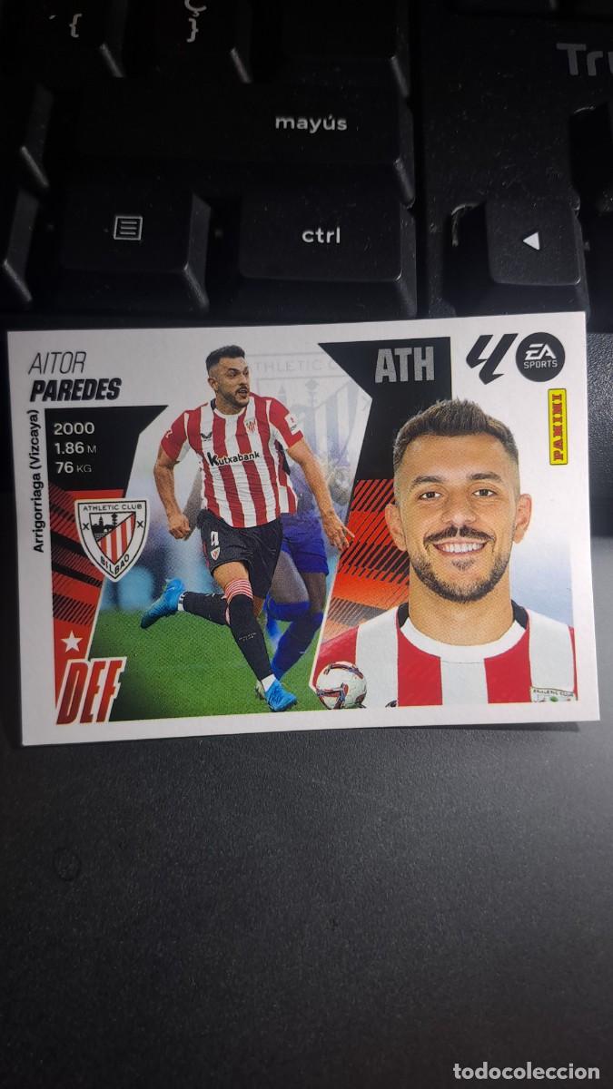 Coleccionismo cromos antiguos: CROMO PAREDES 7 ATHLETIC CLUB DE BILBAO LIGA 2025 2026 25 26 ESTE PANINI NUNCA PEGADO