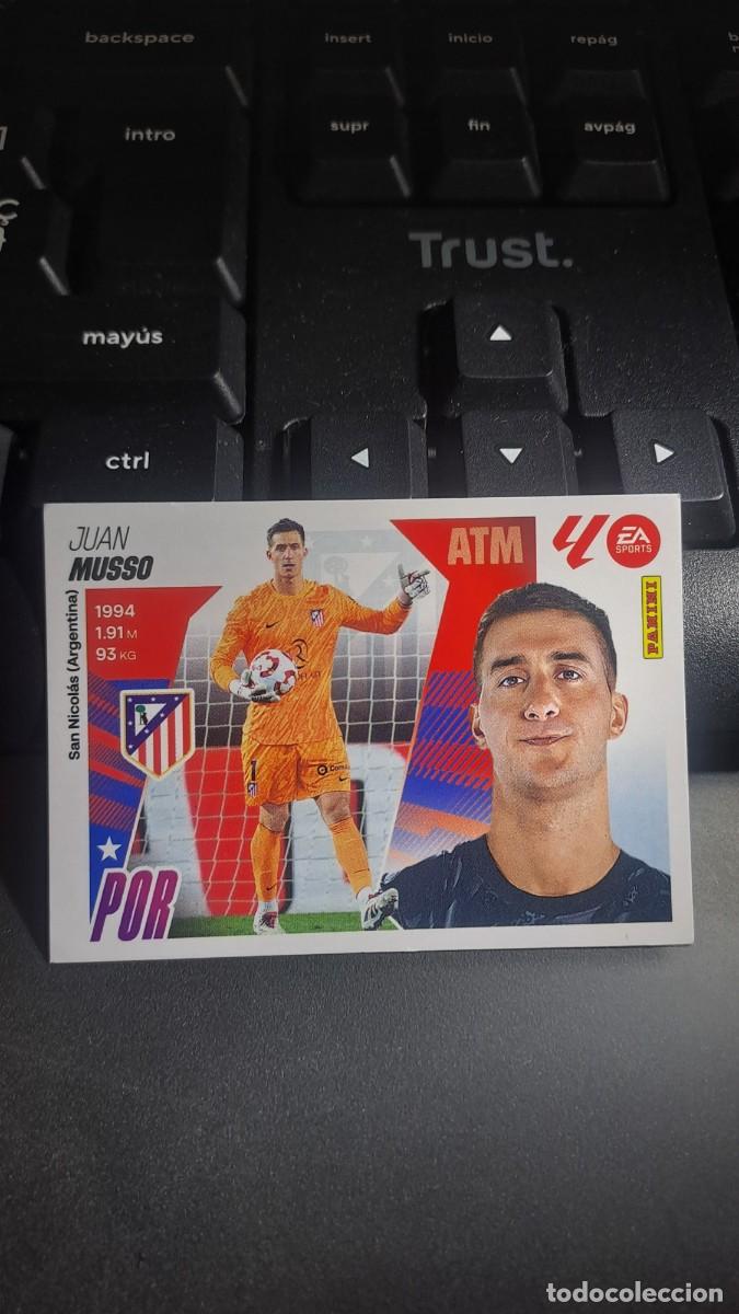 Coleccionismo cromos antiguos: CROMO MUSSO 4 ATLETICO DE MADRID LIGA 2025 2026 25 26 ESTE PANINI NUNCA PEGADO