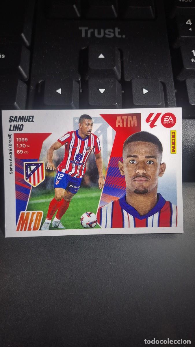 Coleccionismo cromos antiguos: CROMO SAMUEL LINO 15 ATLETICO DE MADRID LIGA 2025 2026 25 26 ESTE PANINI NUNCA PEGADO