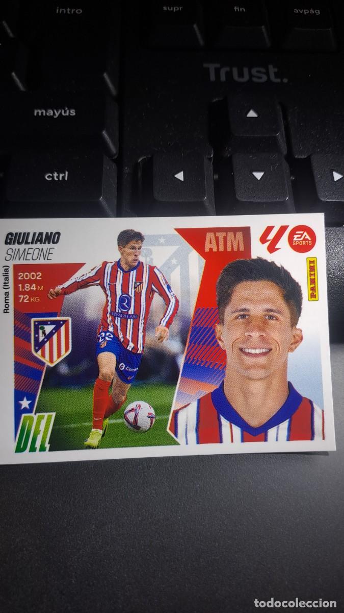 Coleccionismo cromos antiguos: CROMO GIULIANO 17 ATLETICO DE MADRID LIGA 2025 2026 25 26 ESTE PANINI NUNCA PEGADO