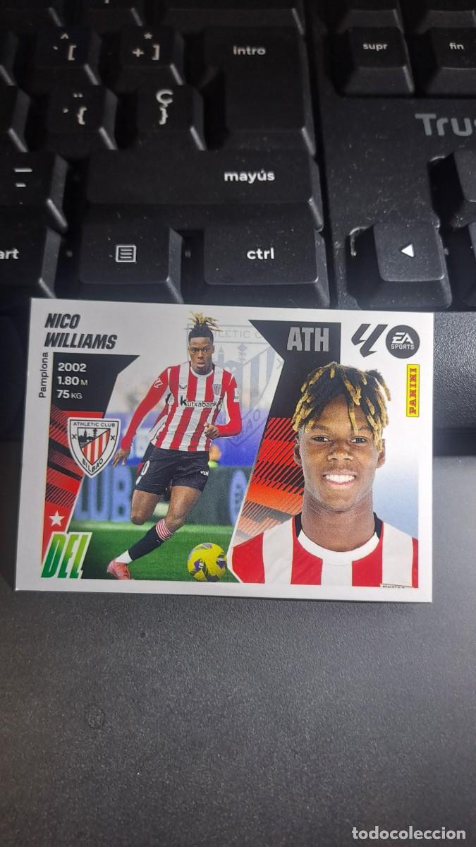 Coleccionismo cromos antiguos: CROMO NICO WILLIAMS 16 ATHLETIC CLUB DE BILBAO LIGA 2025 2026 25 26 ESTE PANINI NUNCA PEGADO