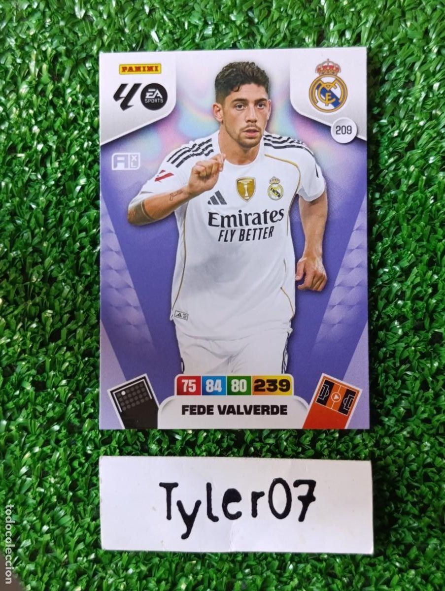 Coleccionismo cromos antiguos: FEDE VALVERDE 209 REAL MADRID ADRENALYN XL 2025 2026 25 26