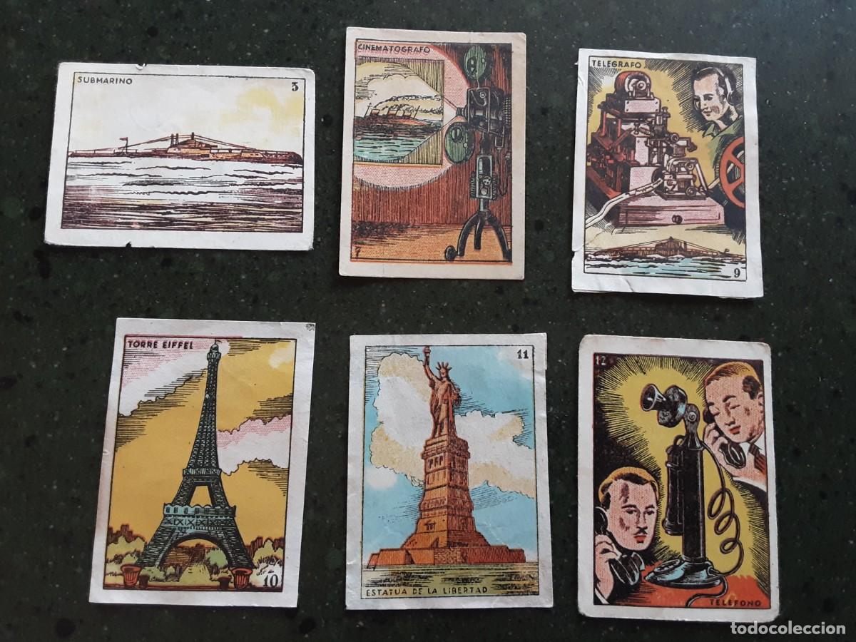 Coleccionismo cromos antiguos: LOTE 6 CROMOS CULTURA un siglo de progreso, faltan 6 para la serie completa