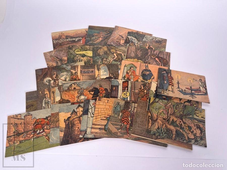 Collectionnisme Cartes &agrave; collectionner anciennes: Colecci&oacute;n Completa de Cromos - Los Nibelungos - Cohocolate Mundial