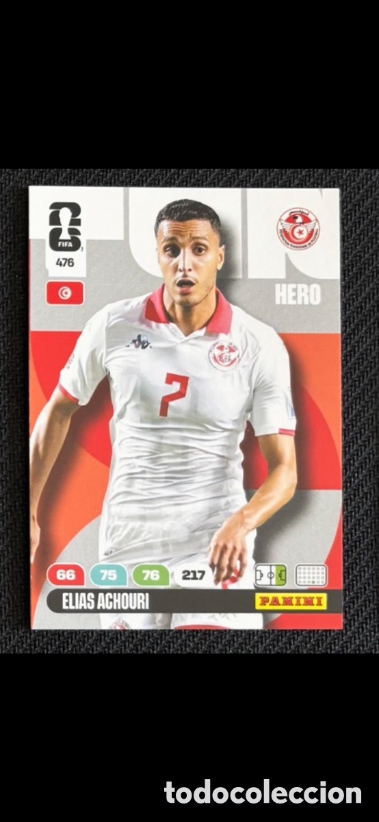 Coleccionismo cromos antiguos: 476 ACHOURI T&Uacute;NEZ FIFA WORLD CUP MUNDIAL 2026