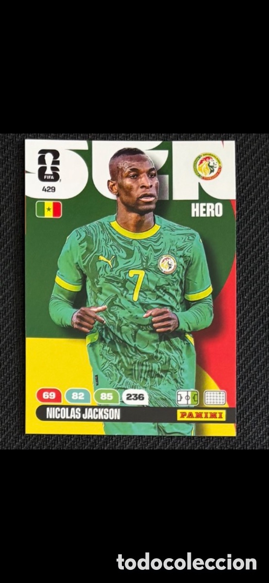 Coleccionismo cromos antiguos: 429 JACKSON SENEGAL FIFA WORLD CUP MUNDIAL 2026