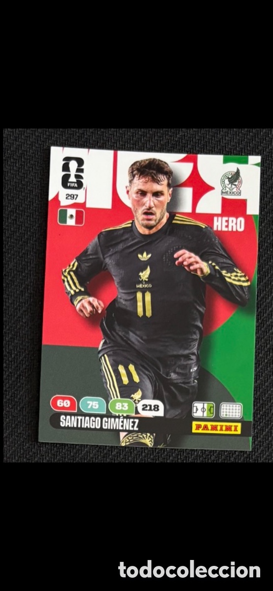 Coleccionismo cromos antiguos: 297 SANTIAGO GIM&Eacute;NEZ M&Eacute;XICO FIFA WORLD CUP MUNDIAL 2026
