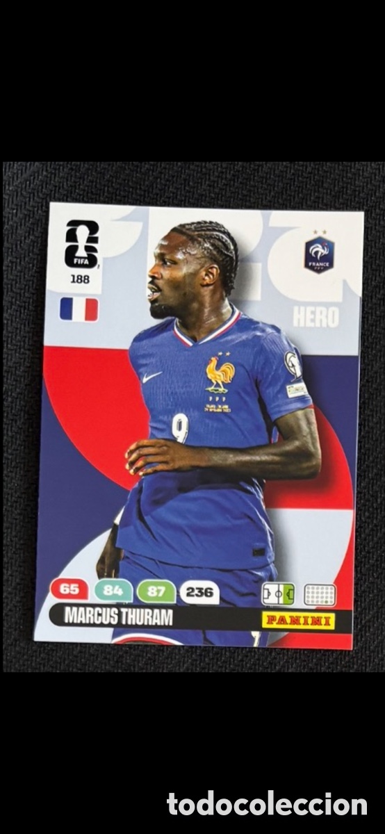 Coleccionismo cromos antiguos: 188 THURAM FRANCIA FIFA WORLD CUP MUNDIAL 2026