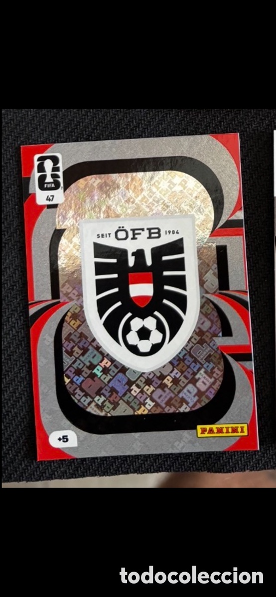 Collezionismo Figurine antiche: 47 ESCUDO AUSTRIA FIFA WORLD CUP MUNDIAL 2026