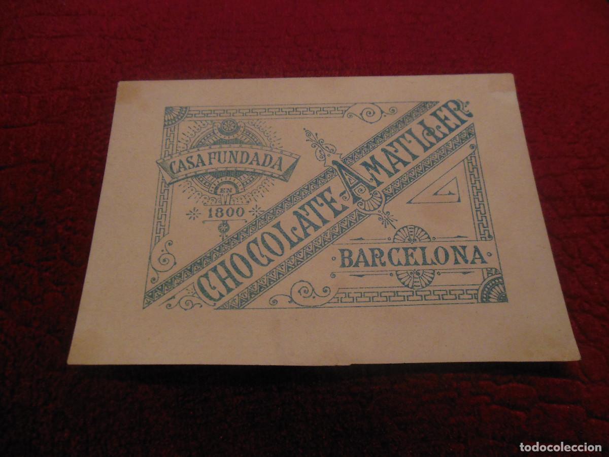 Coleccionismo cromos antiguos: CROMO CHOCOLATE AMATLLER DE BARCELONA - BUF&Oacute;N CON PERRO - Foto 2