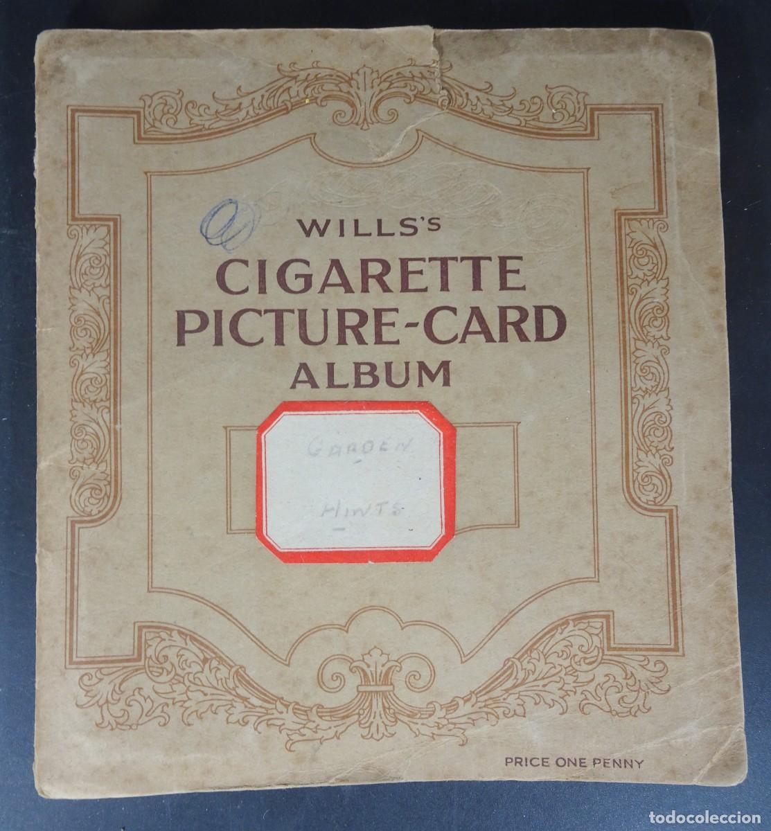Collectable Antique Stickers: ANTIGUO ALBUM CROMOS W.D. & H.O. WILLS TOBACCO COMPANY, COMPLETO, GARDEN HINTS