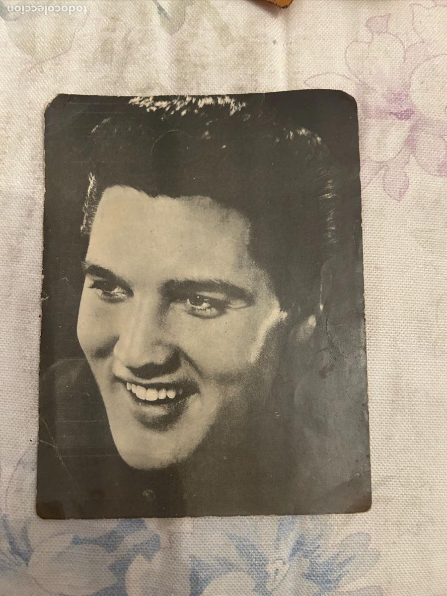 Coleccionismo cromos antiguos: elvis aron presley obsequip de claro de luna como se ve