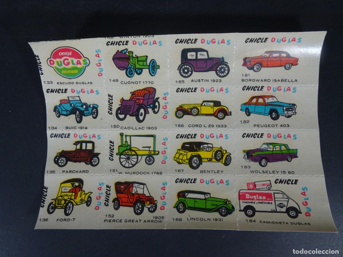 Sammeln alte Sammelbilder: CHICLES DOUGLAS, L&Aacute;MINA 15 CROMOS, AUTOMOVILES COCHES , VER FOTOS