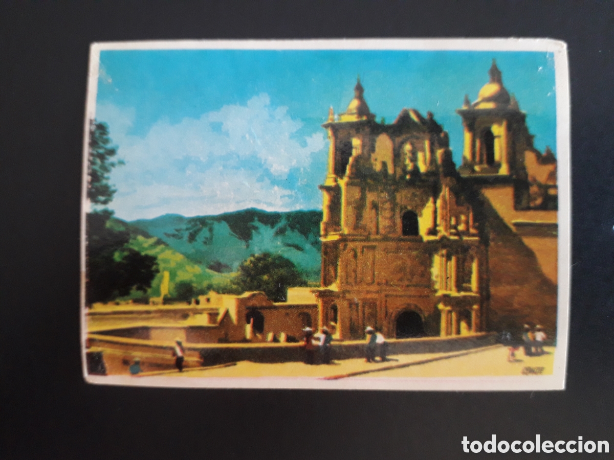 Coleccionismo cromos antiguos: OAXACA, M&Eacute;XICO. LA VUELTA AL MUNDO CON BIMBO 1966 N&deg; 14 DESPEGADO, PEDIDO M&Iacute;NIMO 3&euro;