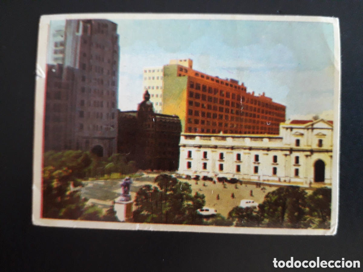 Coleccionismo cromos antiguos: SANTIAGO DE CHILE. LA VUELTA AL MUNDO CON BIMBO 1966 N&deg; 28 SIN PEGAR, PEDIDO M&Iacute;NIMO 3&euro;