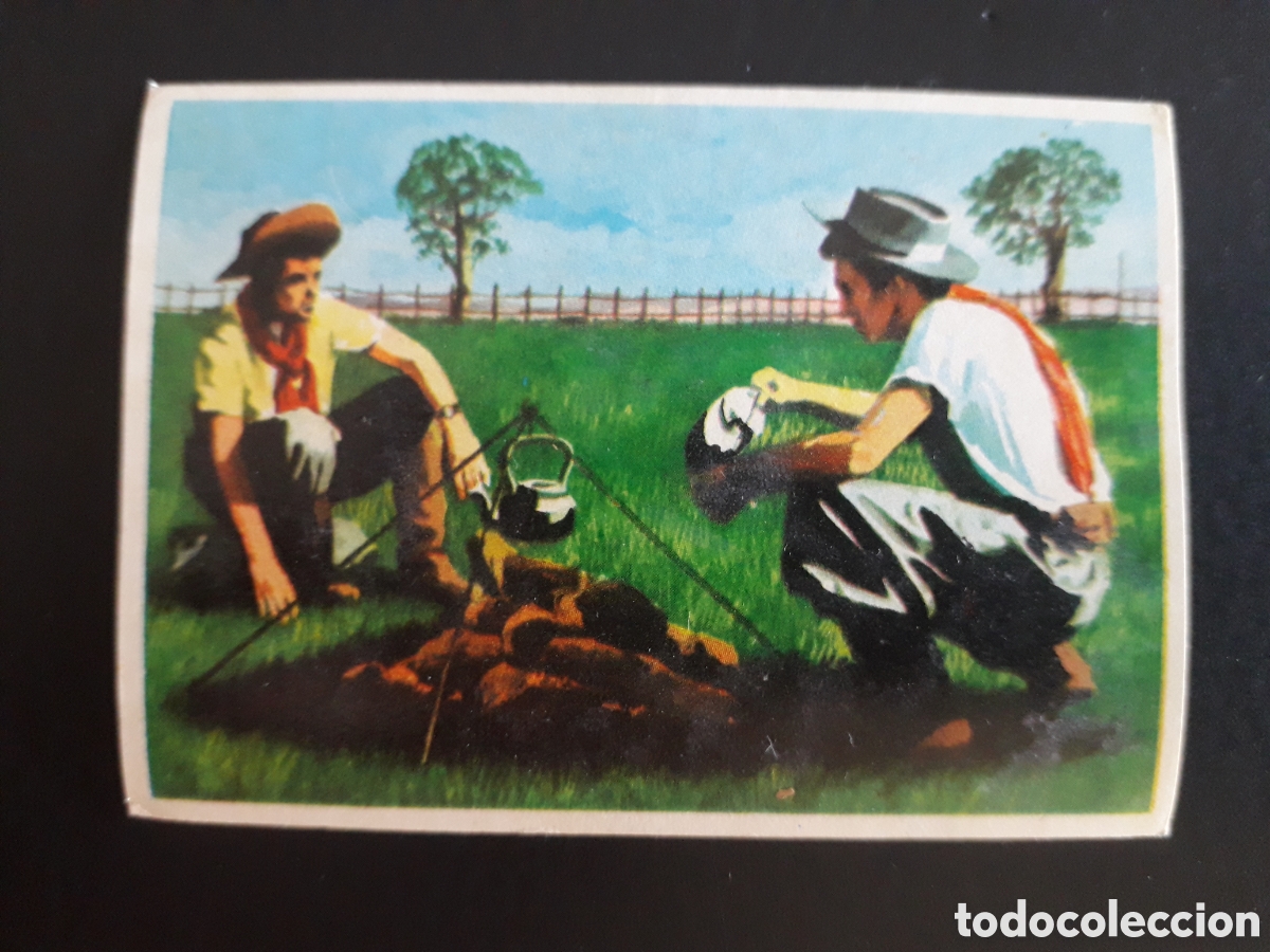 Coleccionismo cromos antiguos: GAUCHOS, ARGENTINA. LA VUELTA AL MUNDO CON BIMBO 1966 N&deg; 34 SIN PEGAR, PEDIDO M&Iacute;NIMO 3&euro;