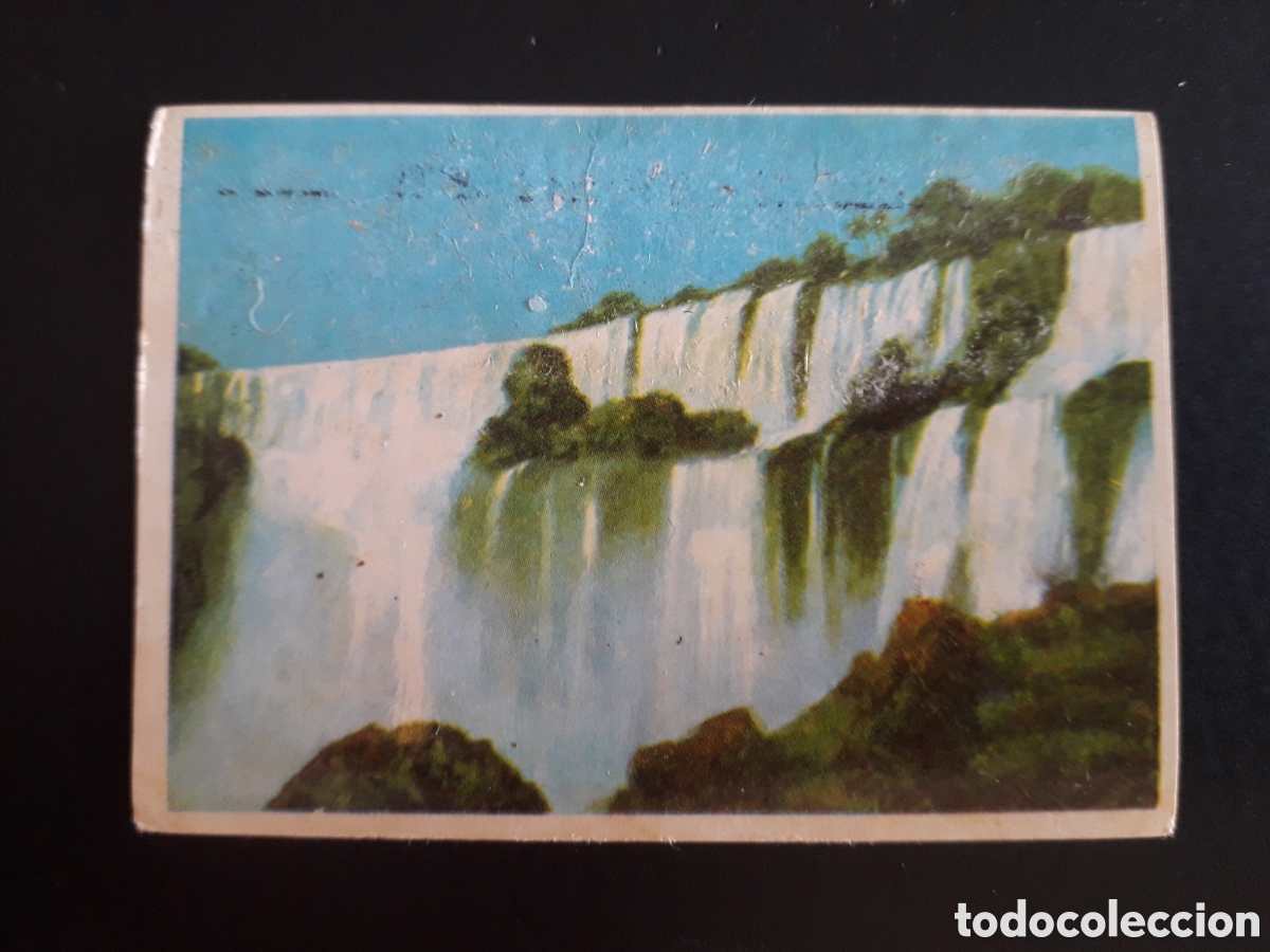 Coleccionismo cromos antiguos: CATARATAS DEL IGUAZ&Uacute;. LA VUELTA AL MUNDO CON BIMBO 1966 N&deg; 41 DESPEGADO, PEDIDO M&Iacute;NIMO 3&euro;