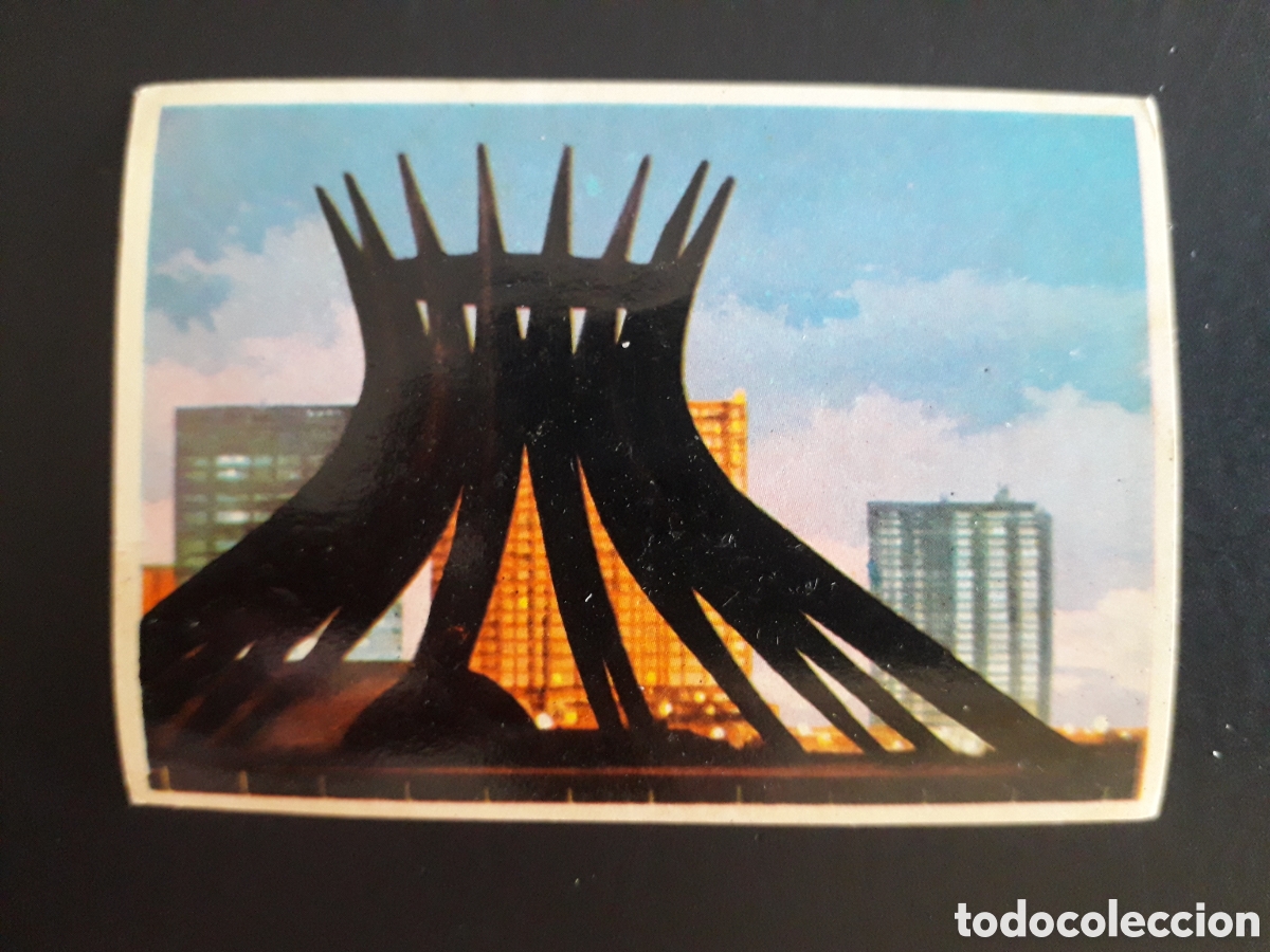 Coleccionismo cromos antiguos: BRASILIA, BRASIL. LA VUELTA AL MUNDO CON BIMBO 1966 N&deg; 42 SIN PEGAR, PEDIDO M&Iacute;NIMO 3&euro;