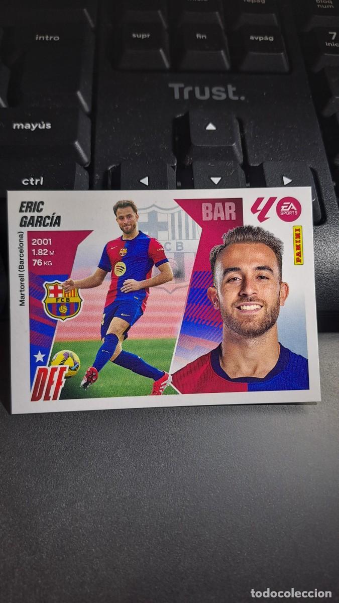Coleccionismo cromos antiguos: CROMO ERIC GARCIA 9A 9 A BARCELONA LIGA 2025 2026 25 26 ESTE PANINI NUNCA PEGADO