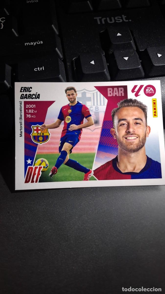 Coleccionismo cromos antiguos: CROMO ERIC GARCIA 9A 9 A BARCELONA LIGA 2025 2026 25 26 ESTE PANINI NUNCA PEGADO