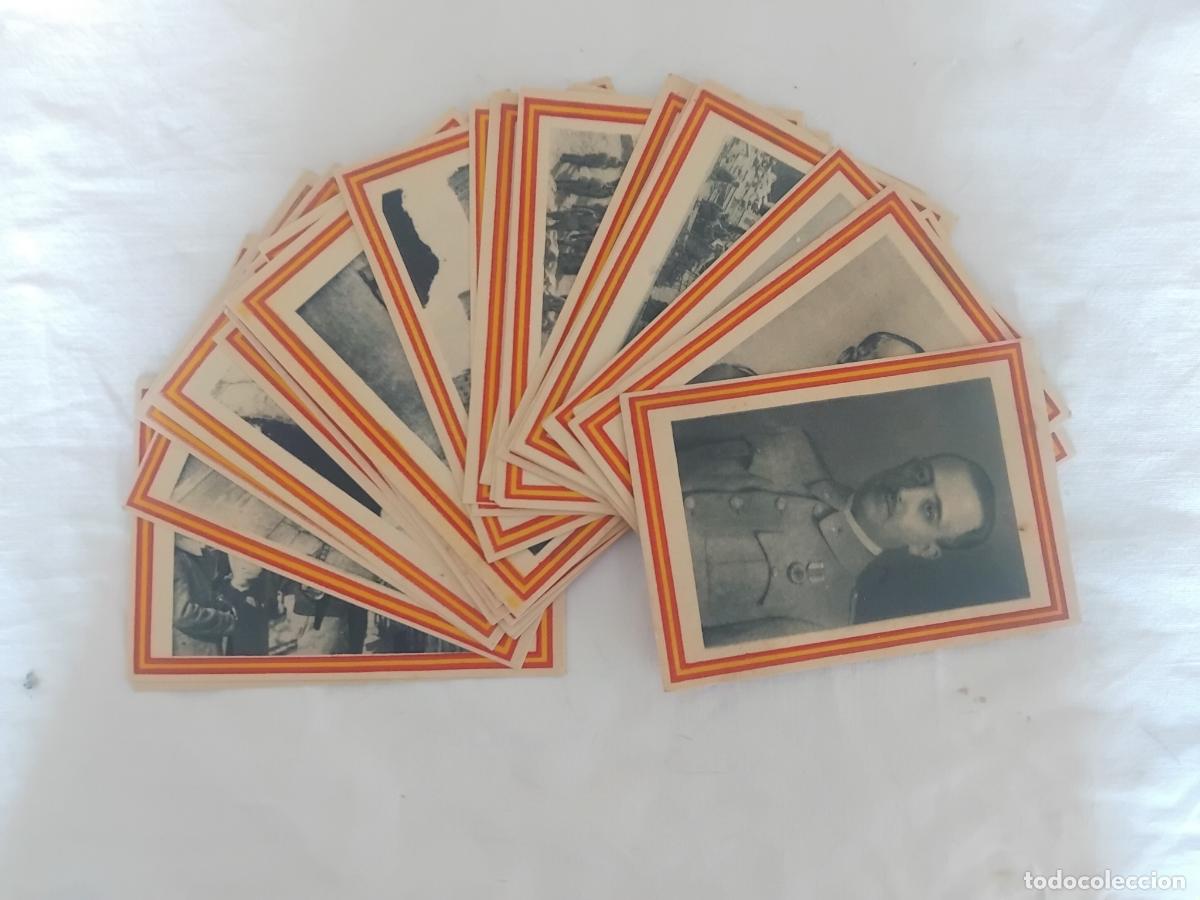 Coleccionismo cromos antiguos: LA GUERRA EN ESPA&Ntilde;A. COLECCION COMPLETA DE 32 CROMOS.