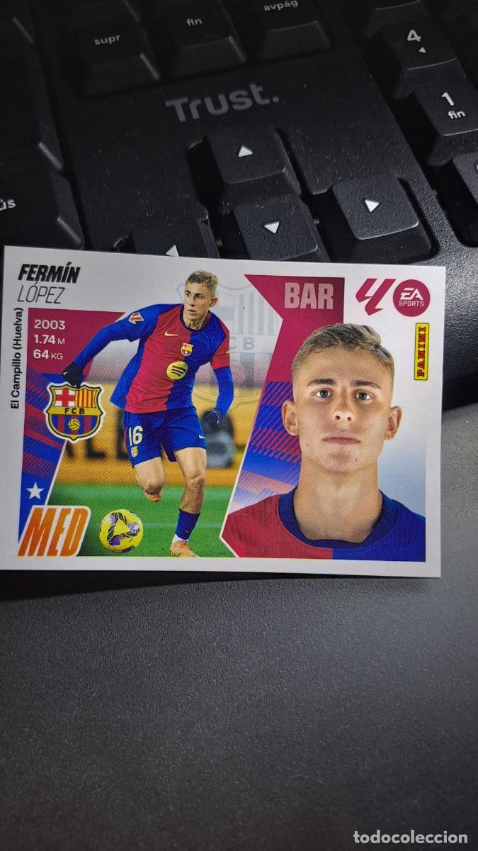 Coleccionismo cromos antiguos: CROMO FERMIN 13 BARCELONA LIGA 2025 2026 25 26 ESTE PANINI NUNCA PEGADO
