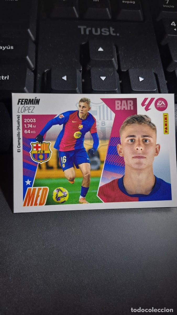 Coleccionismo cromos antiguos: CROMO FERMIN 13 BARCELONA LIGA 2025 2026 25 26 ESTE PANINI NUNCA PEGADO