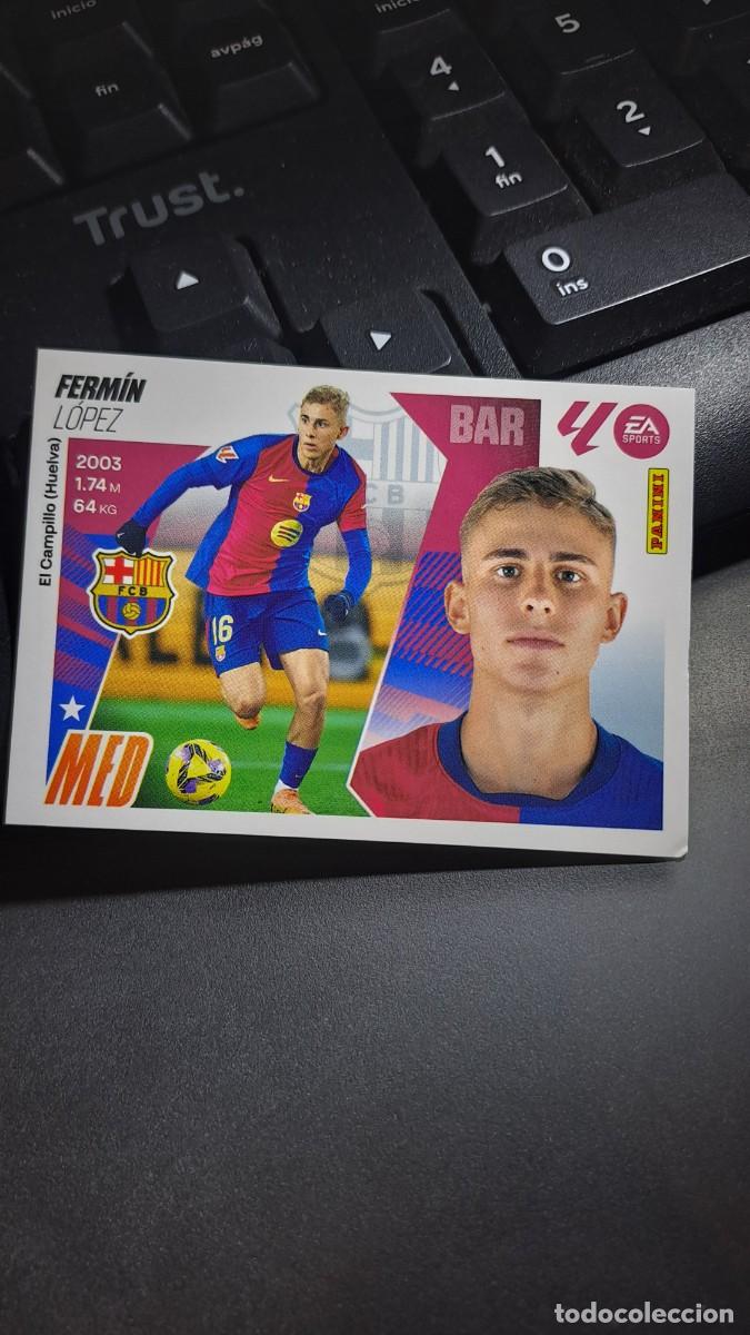 Coleccionismo cromos antiguos: CROMO FERMIN 13 BARCELONA LIGA 2025 2026 25 26 ESTE PANINI NUNCA PEGADO