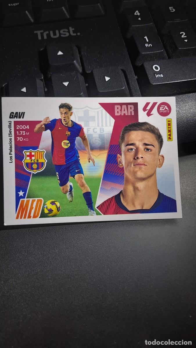 Coleccionismo cromos antiguos: CROMO GAVI 14 BARCELONA LIGA 2025 2026 25 26 ESTE PANINI NUNCA PEGADO