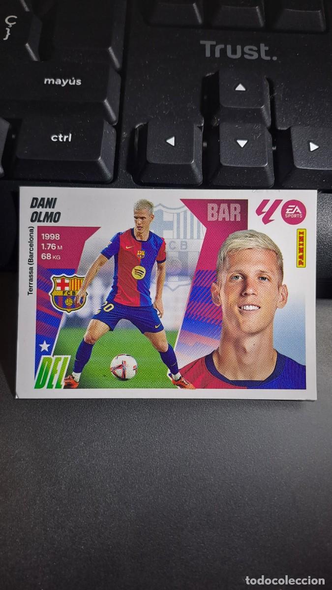 Coleccionismo cromos antiguos: CROMO DANI OLMO 16 BARCELONA LIGA 2025 2026 25 26 ESTE PANINI NUNCA PEGADO