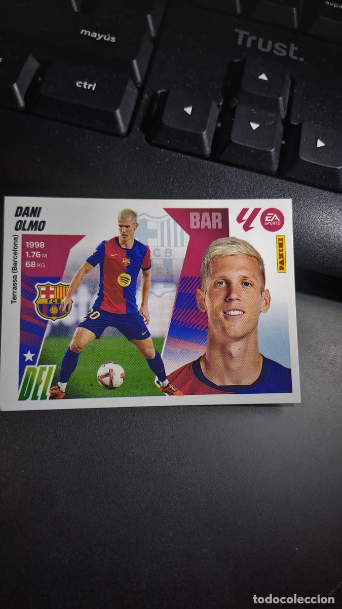 Coleccionismo cromos antiguos: CROMO DANI OLMO 16 BARCELONA LIGA 2025 2026 25 26 ESTE PANINI NUNCA PEGADO