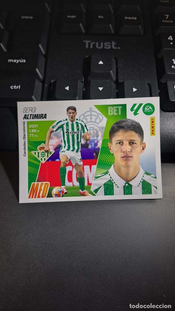 Coleccionismo cromos antiguos: CROMO ALTIMIRA 12 BETIS LIGA 2025 2026 25 26 ESTE PANINI NUNCA PEGADO