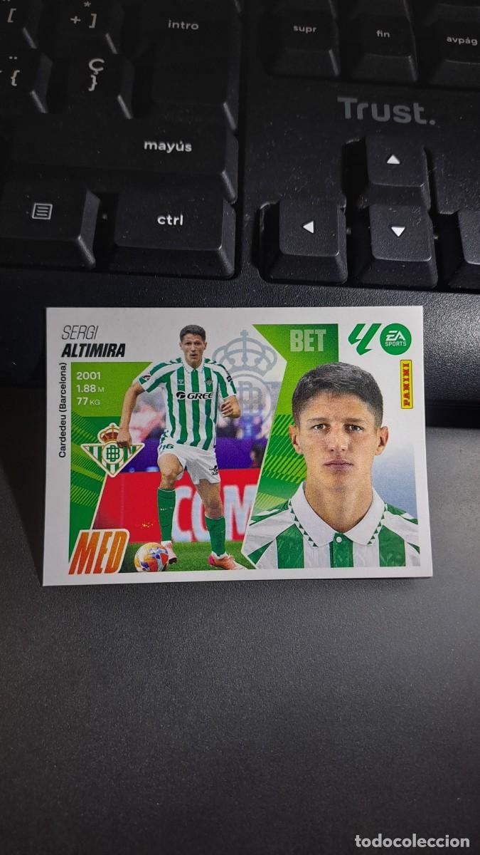 Coleccionismo cromos antiguos: CROMO ALTIMIRA 12 BETIS LIGA 2025 2026 25 26 ESTE PANINI NUNCA PEGADO