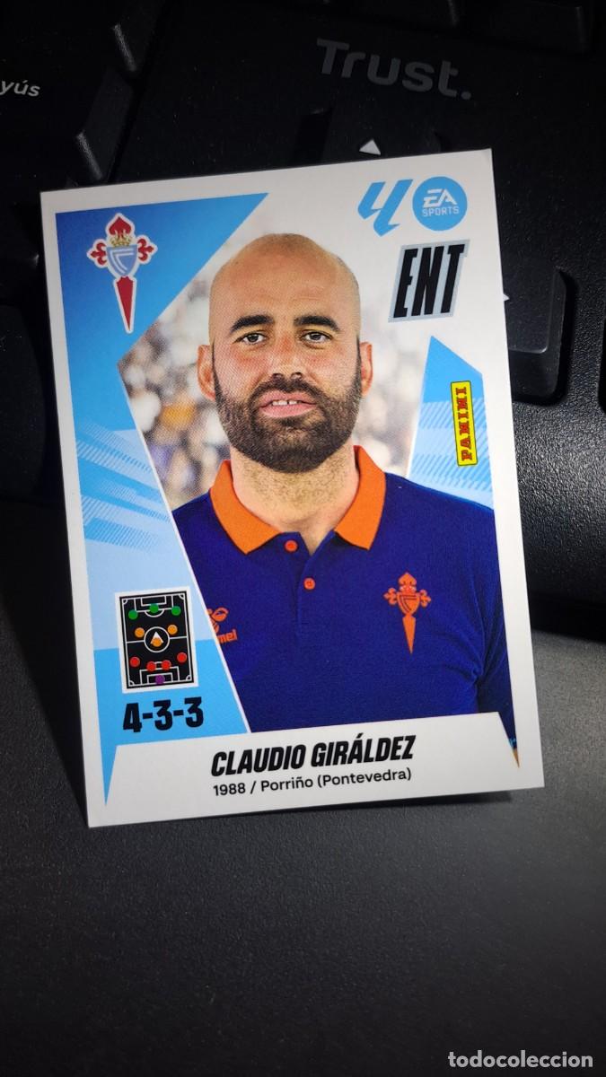 Coleccionismo cromos antiguos: CROMO CLAUDIO GIRALDEZ 2 ENTRENADOR CELTA DE VIGO LIGA 2025 2026 25 26 ESTE PANINI NUNCA PEGADO