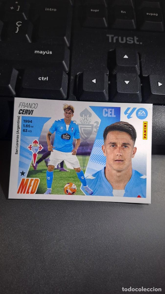 Coleccionismo cromos antiguos: CROMO CERVI 16 CELTA DE VIGO LIGA 2025 2026 25 26 ESTE PANINI NUNCA PEGADO