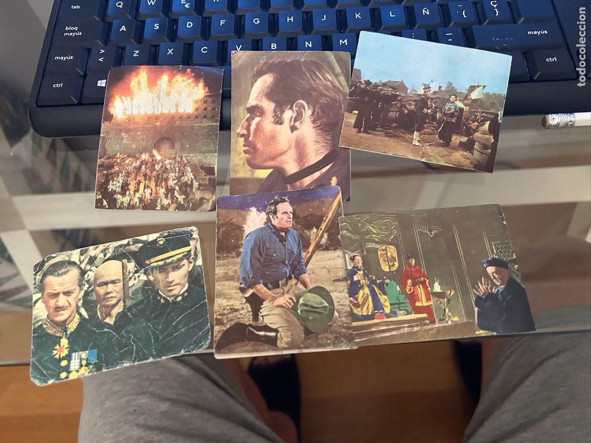 Coleccionismo cromos antiguos: 55 DIAS EN PEKIN CROMOS N&ordm; 63-112-114-115-126 Y 152 SE VENDEN SUELTOS