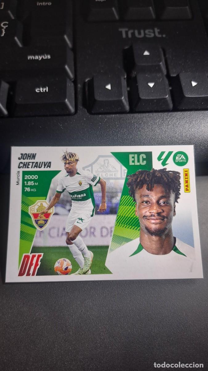 Coleccionismo cromos antiguos: CROMO JOHN CHETAUYA 8 ELCHE LIGA 2025 2026 25 26 ESTE PANINI NUNCA PEGADO