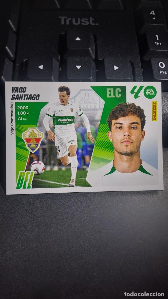 Coleccionismo cromos antiguos: CROMO YAGO SANTIAGO 16 ELCHE LIGA 2025 2026 25 26 ESTE PANINI NUNCA PEGADO